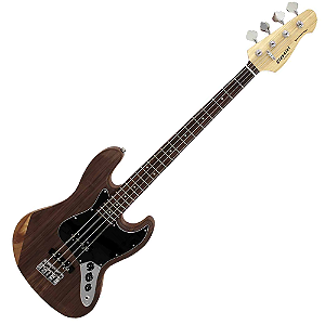 Contrabaixo Giannini Masterwood Sonic ST Bass GMW83B-4 Pau-Ferro com Captadores Wilkinson JJ e Ponte Wilkinson Cromada