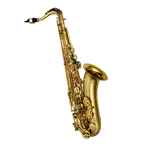 Saxofone Tenor P. Mauriat System-76 II TGL Gold Lacquer com Tudel Super VI e Campana Gravada à Mão