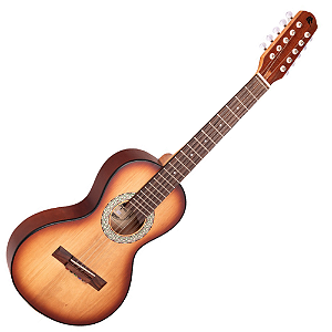 Viola Caipira Acústica Marquês VIL-46NBAC Natural Sombra Fosco Ponteio com Tampo Fundo Laterais Plywood Braço Cedro e Som Penetrante Doce