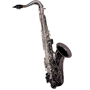 Saxofone Tenor Cannonball GT5-SB Gerald Albright Signature Series Big Bell Black Nickel com Dois Tudéis (Original e FAT Neck®) e Case Rígido Inclusos
