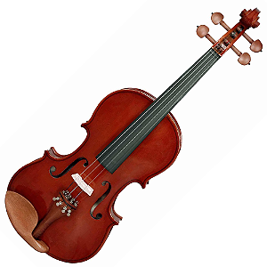 Violino Giannini GVL 4/4 Natural com Tampo Pinho Abeto Laminado Escala Ébano Case Térmico e Breu