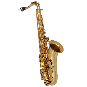 Saxofone Tenor Cannonball TSCEP-L Sceptyr Tenor Series Lacquered com Campana One-Piece Hand-Hammered, Trastes Jumbo Inox e Case Rígido Inclusos