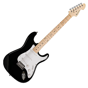 Guitarra Elétrica Michael Standard GM217N MBK com Captadores Single Coil Tarraxas Blindadas e Ponte Standard Strato