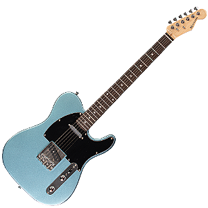 Guitarra Michael GMT400 TL Luminis BUM Metallic Blue com Corpo Basswood Braço Maple e Captadores Michael Velvet Alnico Single Coil Lipstick SS