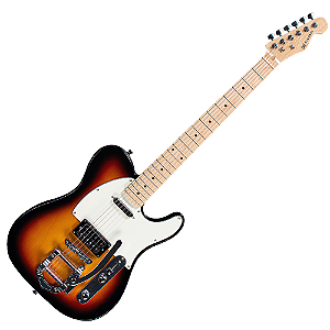 Guitarra Michael Pulse GMT420 BSB Sunburst Black com Corpo Basswood Braço Maple e Captadores Michael Velvet Alnico Humbucker na Ponte e Lipstick no Braço