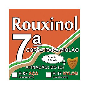 Corda Avulsa Violao Aço 7 Rouxinol R07 com Bolinha (Do)