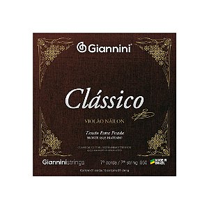 Corda Avulsa Violão Nylon 7 Extra Pesada Giannini GENWXPA7