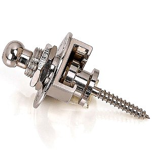 Trava Cromada para Correias de Instrumentos Spirit H5150-40 Par de Straplocks de Alta Qualidade