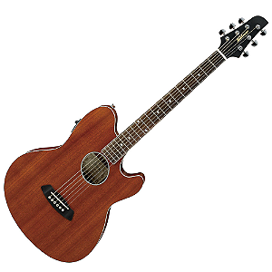 Violão Eletroacústico Ibanez Talman TCY12E-OPN 6 Cordas Aço com Tampo Mahogany Pré Ibanez AEQ-TP2 Tarraxas Die Cast Encordoamento Aço e Acabamento Open Pore Natural HTML