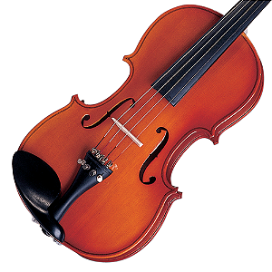Violino Infantil Michael VNM10 Tradicional 1/4 com Tampo Spruce Sólido Fundo Maple 4 Microafinadores Estojo Térmico Arco e Breu