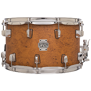 Caixa de Bateria Michael Powergate Birch PGB1408 FRD 14x8 Flame Birdseye com Fuste Hybrid Birch/Poplar Aros Power Hoop e Esteira 20 Fios
