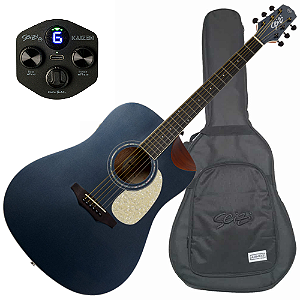 Violão Seizi Akira Kaizen Black Chameleon Marcelo Carvalho com Corpo Mahogany Laminado Tampo Mahogany Laminado Equalizador Seizi Kaizen e Tarraxas Pretas Die Cast 10361035