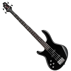Contrabaixo Cort Action Bass Plus LH BK Canhoto com Captadores PJ e EQ Ativo
