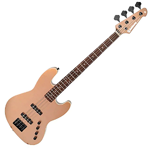 Contrabaixo Waldman GJJF350A-CP Champagne Pear 5 Cordas com Captadores J/J e EQ Ativo 3 Bandas HTML