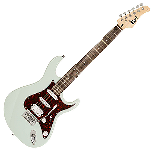 Guitarra Cort G115SE SFG Seafoam Green com Captadores Powersound HSS e Ponte Vintage Tremolo
