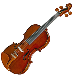Violino Eagle VE431 3/4 com Tampo Abeto Sólido, Fundo e Laterais Maple, Verniz Brilhante, Arco com Olho Paris e Crina Animal, Breu e Estojo Térmico Extra Luxo Retangular HTML