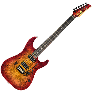 Guitarra Seizi Katana Shadow Ozielzinho HH RW 2P Nebula Burst com Captadores Seizi Shadow HH Equalizador Seizi Aura com Afinador Integrado e Acabamento Nebula Burst e Bag 10361283