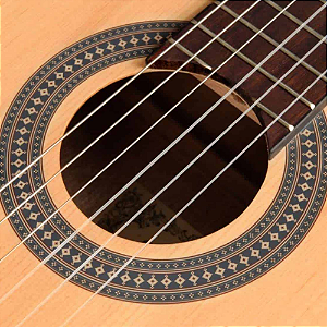 Violão Clássico Acústico Shelby SN59 com Tampo Abeto, Fundo e Laterais Mogno, Escala Jacarandá e Acabamento Natural Acetinado