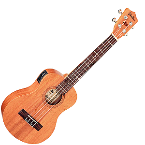 Ukulele Tenor Eletroacústico Shelby SU25ME com Tampo Spruce, Corpo Mahogany, Equalizador Integrado e Afinador Cromático HTML