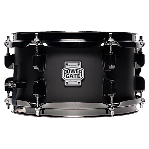 Caixa de Bateria Michael Powergate Darkshot PGD1055 BGR 10x5.5 com Aro Die-Cast e Acabamento Black Gloss Red Burst