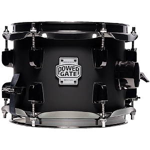 Caixa de Bateria Michael Powergate Darkshot PGD0806 BGR 8x6 com Aro Die-Cast e Acabamento Black Gloss Red Burst