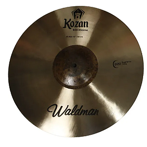 Prato de Bateria Waldman Kozan KOZ-HH16 Chimbal 16" com Liga B20 Som Equilibrado e Versátil Acabamento Natural