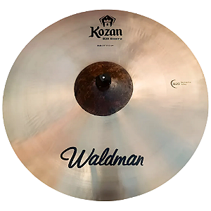 Prato de Bateria Waldman Kozan Ride 21" KOZ-RD21 com Liga B20 Som de Condução Equilibrado e Bell Definido Acabamento Natural