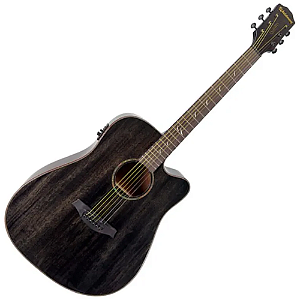Violão Eletroacústico Waldman DCEX-741 Black com Equalizador Integrado e Afinador