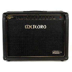 Amplificador Meteoro Nitrous Drive GS160 160W RMS Híbrido Pré-Valvulado com 2 Canais 4 Timbres Chaves Reverb e 2 Falantes 12