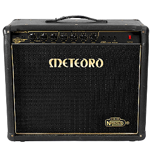 Amplificador Meteoro Nitrous Drive GS100 100W RMS Híbrido Pré-Valvulado com 2 Canais 4 Timbres Chaves Reverb e Falante 12