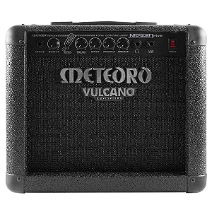 Amplificador Meteoro Nitrous Drive 15 RMS Híbrido Pré-Valvulado com 2 Canais Reverb e Falante 8" para Prática e Iniciantes