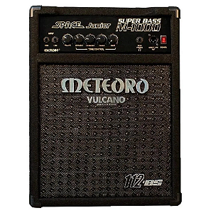 Amplificador Meteoro Space Jr. Super Bass M1000 RMS para Contrabaixo com Equalizador 5 Bandas Compressor Integrado e Falante 10" para Som Definido e Punch