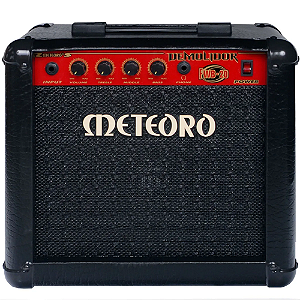 Amplificador Meteoro Demolidor FWB20 RMS para Contrabaixo com Equalizador 3 Bandas Entrada Auxiliar e Saída de Fones para Prática e Iniciantes
