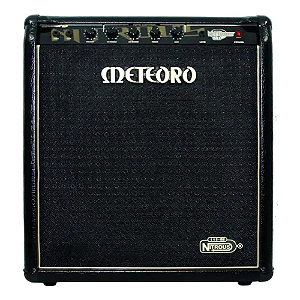 Amplificador Meteoro Nitrous CB150 RMS para Contrabaixo com Equalizador 4 Bandas 2 Entradas (Passiva/Ativa) Saída para Caixa Externa e Saída de Linha para Som Claro e Potente