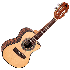 Cavaco Eletroacústico Marquês CA-30NSEL Natural Fosco Cutaway com Captador Passivo Cap-06 Tampo Pinho e Laterais Fundo Ébano
