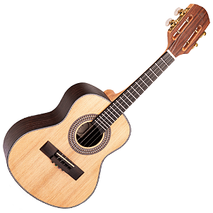 Cavaco Acústico Marquês CA-65 NS AC Natural Fosco com Tampo Pinho Branco e Laterais Fundo Rosewood