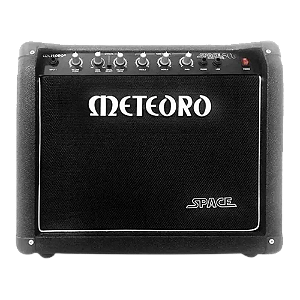 Amplificador Meteoro Space Guitar 50W RMS 10" para Guitarra com Falante 10 Polegadas, 2 Canais Clean/Drive, Reverb, EQ 3 Bandas e Auxiliar