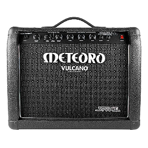 Amplificador Meteoro Space Guitar 50W RMS para Guitarra com Falante 12" 2 Canais (Clean/Drive), Reverb Equalizador 3 Bandas e Entrada Auxiliar