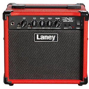 Amplificador de Guitarra Laney LX15 15W Vermelho