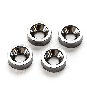 Bucha Trocolos Cromada 12mm de Diametro 4Pc Spirit JTS-CR