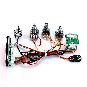 Circuito Ativo de 2 Bandas Contrabaixo Spirit GMA2CT