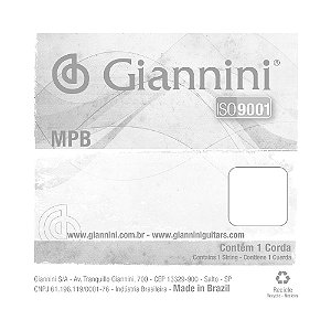 Corda Avulsa Violão Nylon 2 Bolinha Giannini MPB GENWBG2