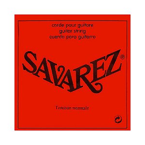 Corda Avulsa Violão Nylon F Tensão Média Savarez 5212R