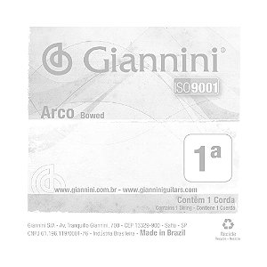 Corda Avulsa Violino 1 Giannini Arco Bowed GEAVVA1