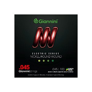 Encordoamento Baixo 4 Cordas 045 Leve Giannini GEEBRS