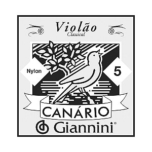 Corda Avulsa Violão Nylon 5 Giannini Canário GENW5