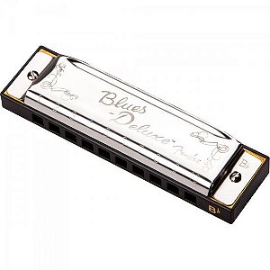 Gaita Diatônica Fender Blues Deluxe Em Si Bemol (Bb)