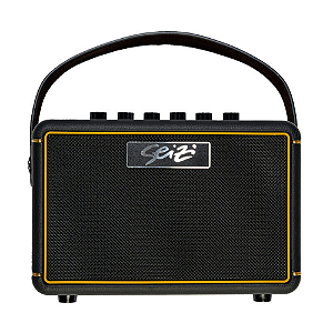 Amplificador para Guitarra Seizi Smart Amp 10W Black com Bluetooth Efeitos Bateria Eletrônica Entrada para Microfone e Pilhas Recarregáveis 10361147