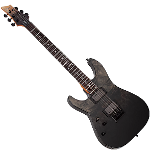 Guitarra Schecter C-1 Standard Canhoto Blood Burst BFBB Corpo em Mogno e Topo Burl Figurado Braço em Bordo Torrado Escala em Jacarandá com Captadores Schecter Diamond Standard Ponte Schecter Diamond Hardtail 3952