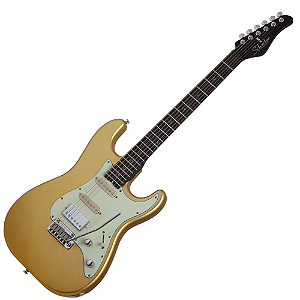 Guitarra Schecter Nick Johnston HSS 10th Anniversary com Corpo em Alder Braço Roasted Hard Rock Maple Bolt-on Perfil Vintage Escala em Ébano com 22 Jumbo Frets Captadores Schecter Diamond Single-Coil 1155